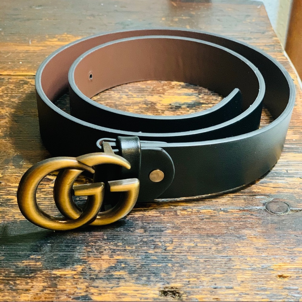 Black G Belt 44 inches total length.